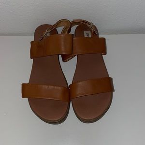 Steve Madden Double Strap High Platform Sandals